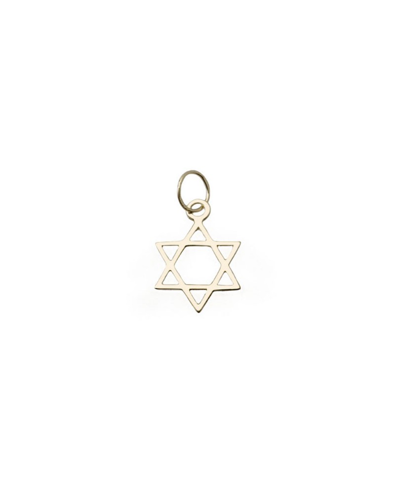 Estrella de David oro amarillo | Joyería Gimeno | Tu joyería de confianza en Valencia