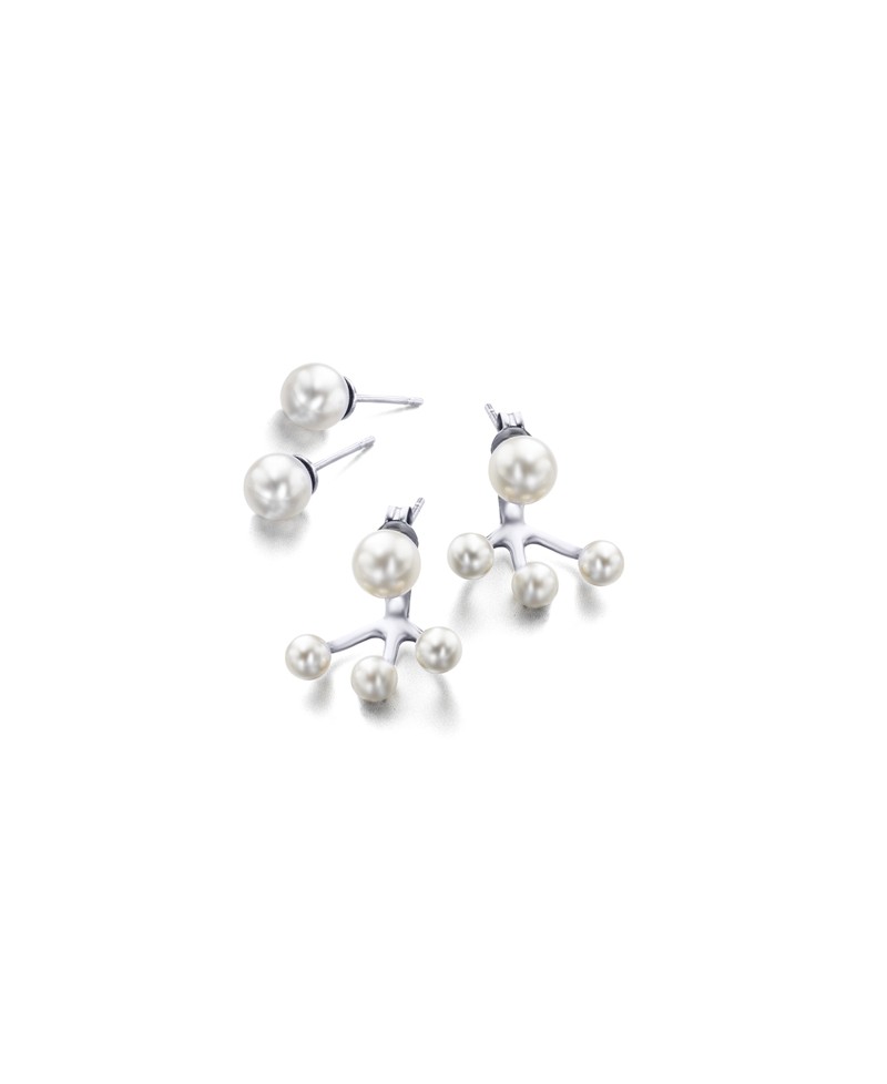 Pendiente Lecarre ear cruff perla | Joyería Gimeno | Tu joyería de confianza en Valencia