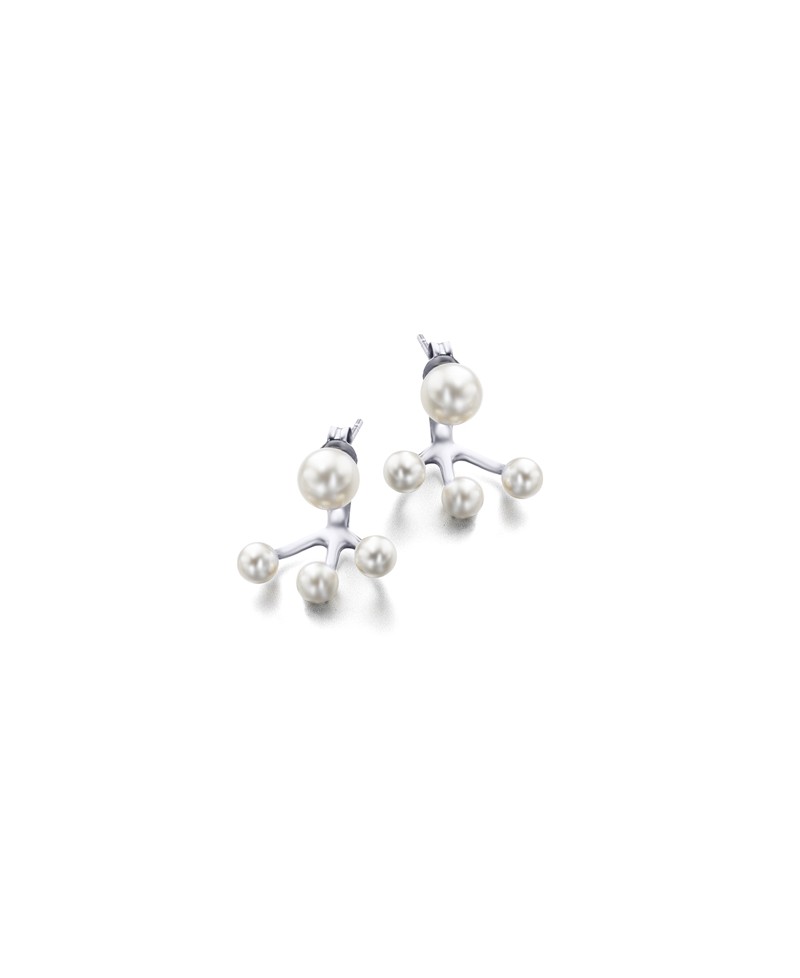 Pendiente Lecarre ear cruff perla | Joyería Gimeno | Tu joyería de confianza en Valencia