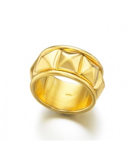 Anillo Lecarre tachuelas oro