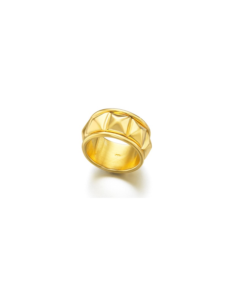 Anillo Lecarre tachuelas oro | Joyería Gimeno | Tu joyería de confianza en Valencia