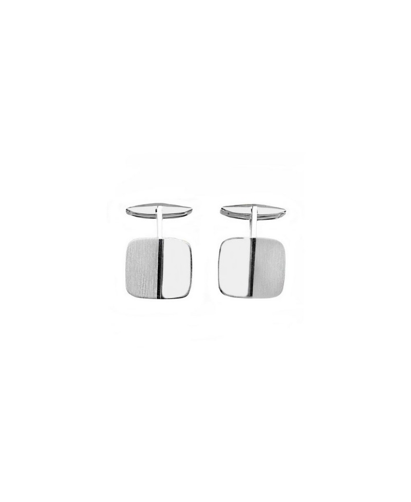 Gemelos plata cuadrados | Joyería Gimeno | Tu joyería de confianza en Valencia