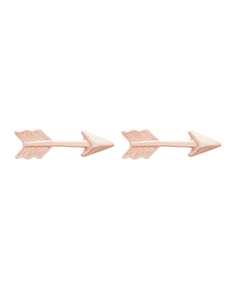 Pendientes plata,mua mua flecha rosa | Joyería Gimeno | Tu joyería de confianza en Valencia