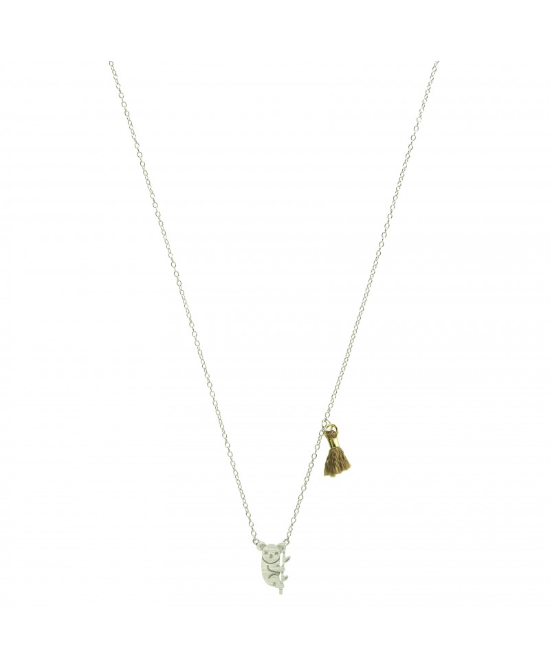Collar mua mua koala plata | Joyería Gimeno | Tu joyería de confianza en Valencia