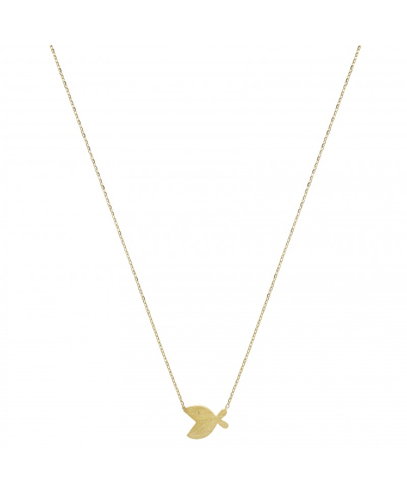 Collar mua mua pez oro | Joyería Gimeno | Tu joyería de confianza en Valencia