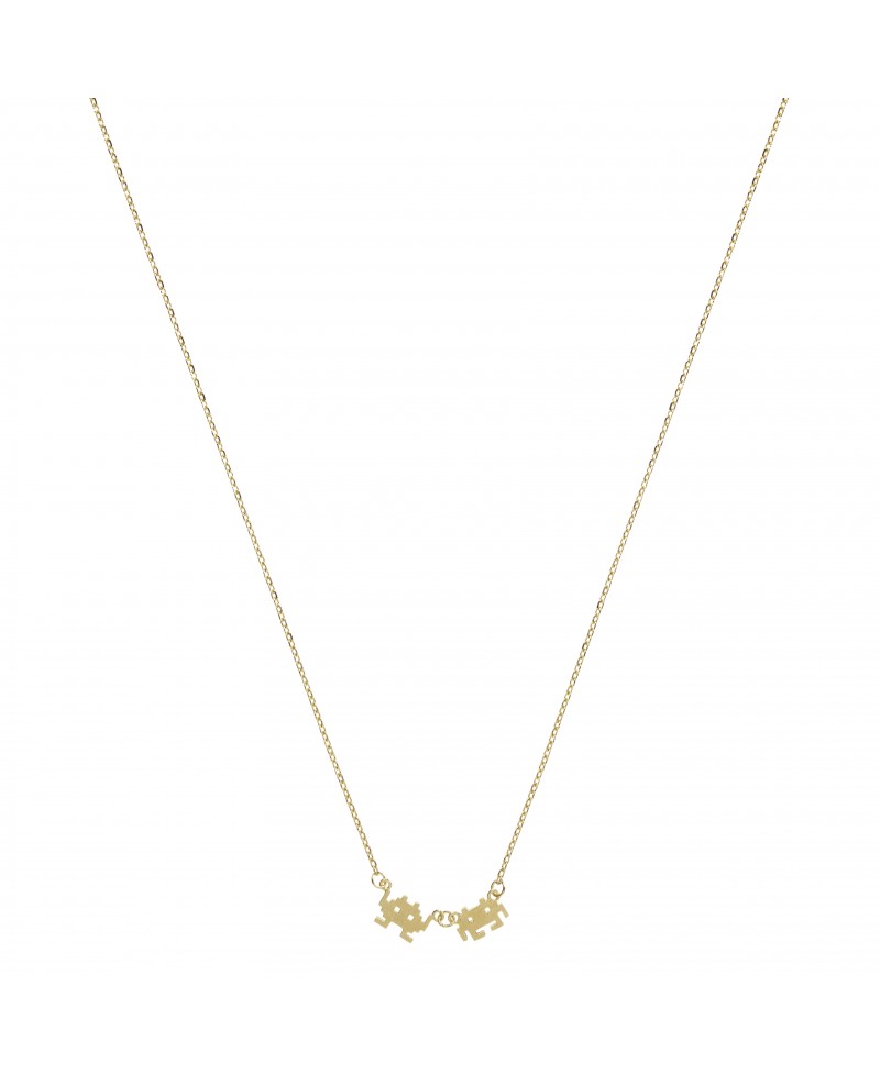 Collar mua mua marcianitos oro | Joyería Gimeno | Tu joyería de confianza en Valencia