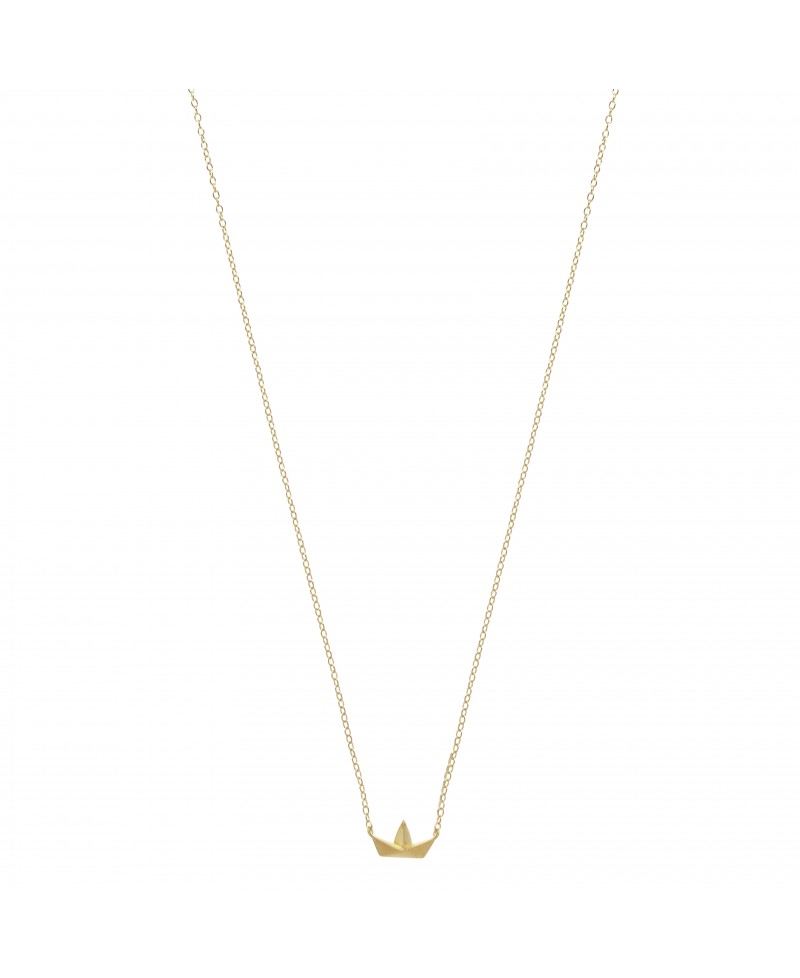 Collar mua mua barco oro | Joyería Gimeno | Tu joyería de confianza en Valencia