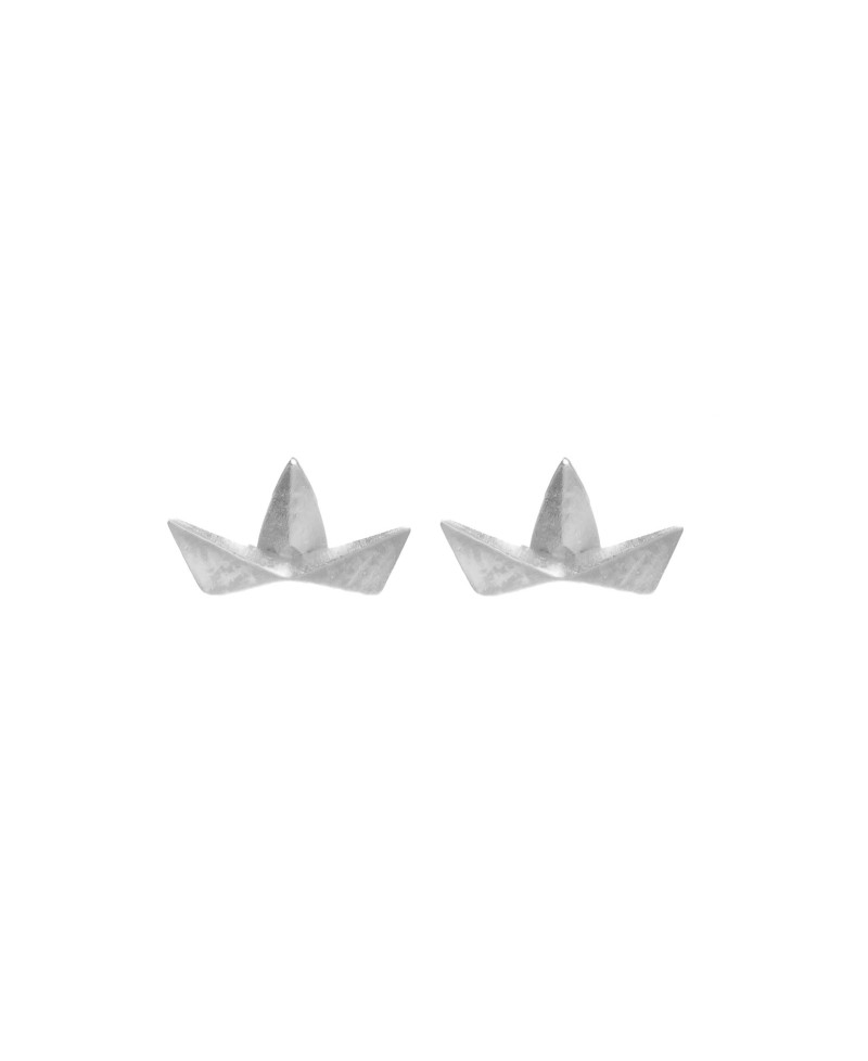 Pendiente mua mua barco plata | Joyería Gimeno | Tu joyería de confianza en Valencia
