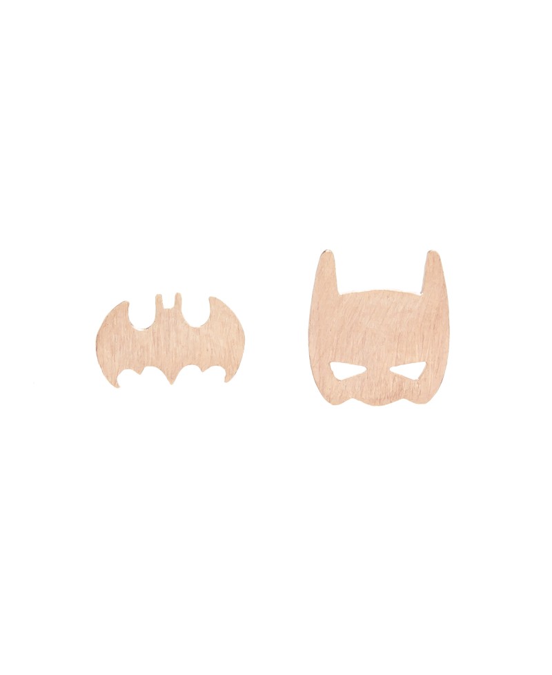 Pendiente mua mua Batman rosa | Joyería Gimeno | Tu joyería de confianza en Valencia