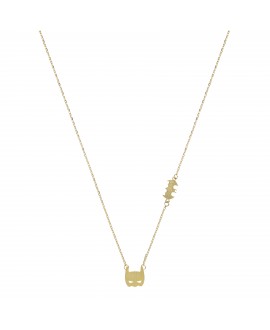 Collar mua mua Batman oro