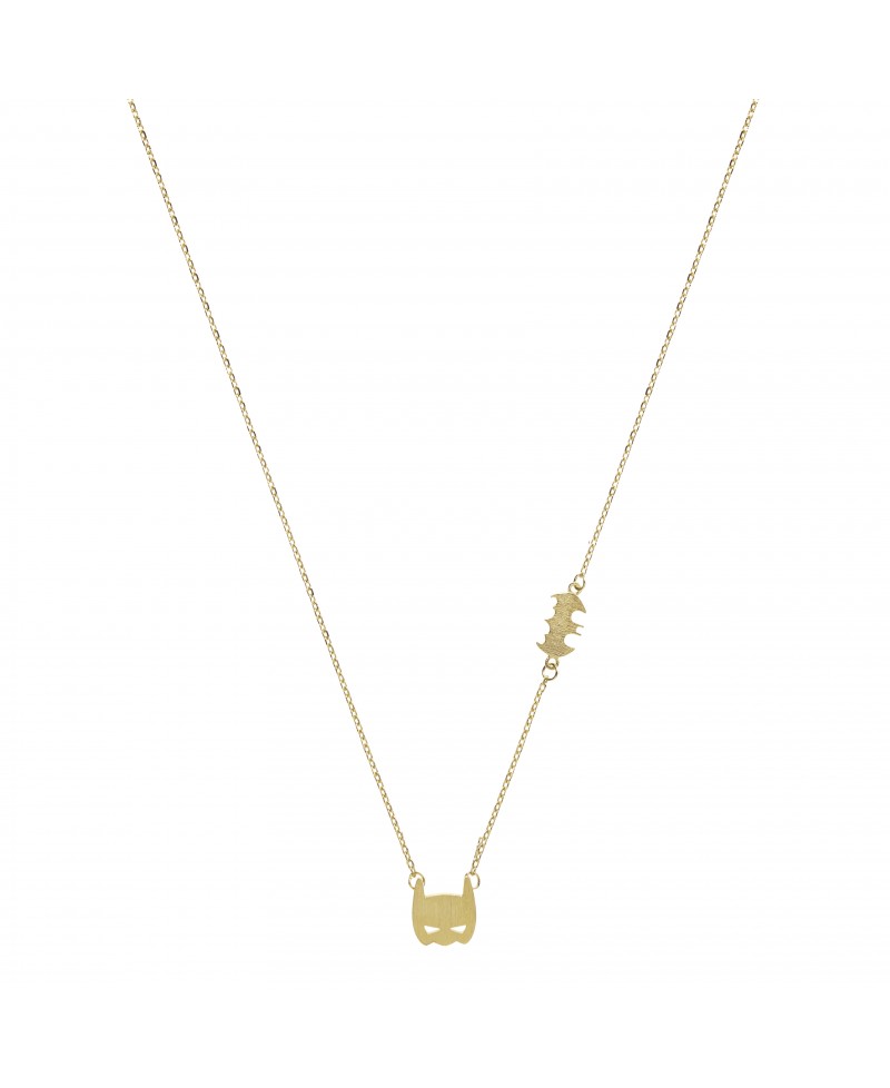 Collar mua mua Batman oro | Joyería Gimeno | Tu joyería de confianza en Valencia