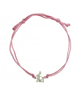 Pulsera mua mua conejo plata