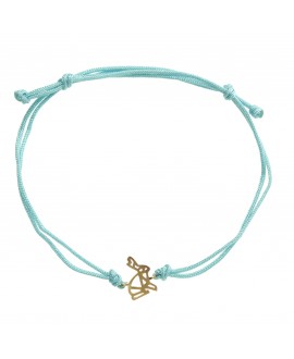 Pulsera mua mua conejo oro