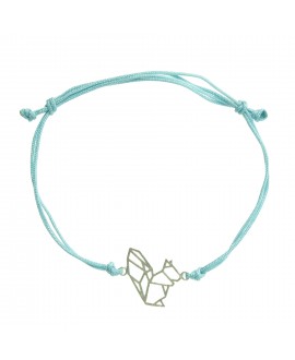 Pulsera mua mua ardilla plata