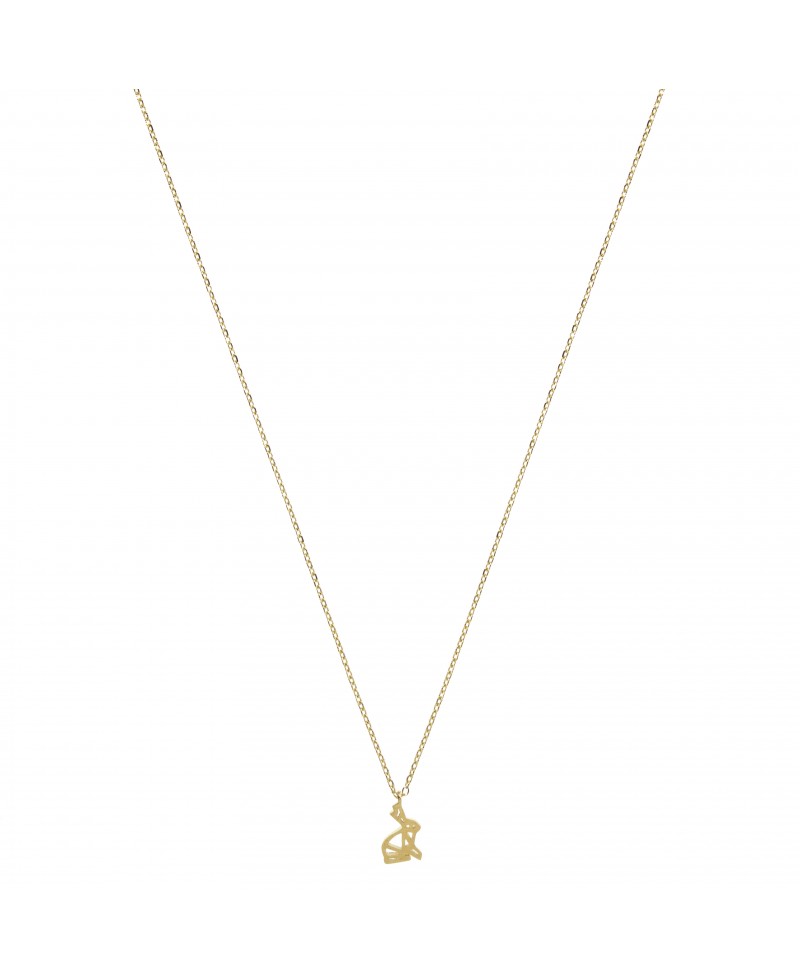 Collar mua mua conejo oro | Joyería Gimeno | Tu joyería de confianza en Valencia