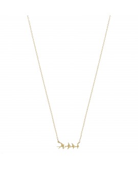 Collar mua mua golondrina oro
