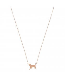 Collar mua mua perro rosa