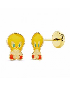 Pendiente bebe piolin esmalte