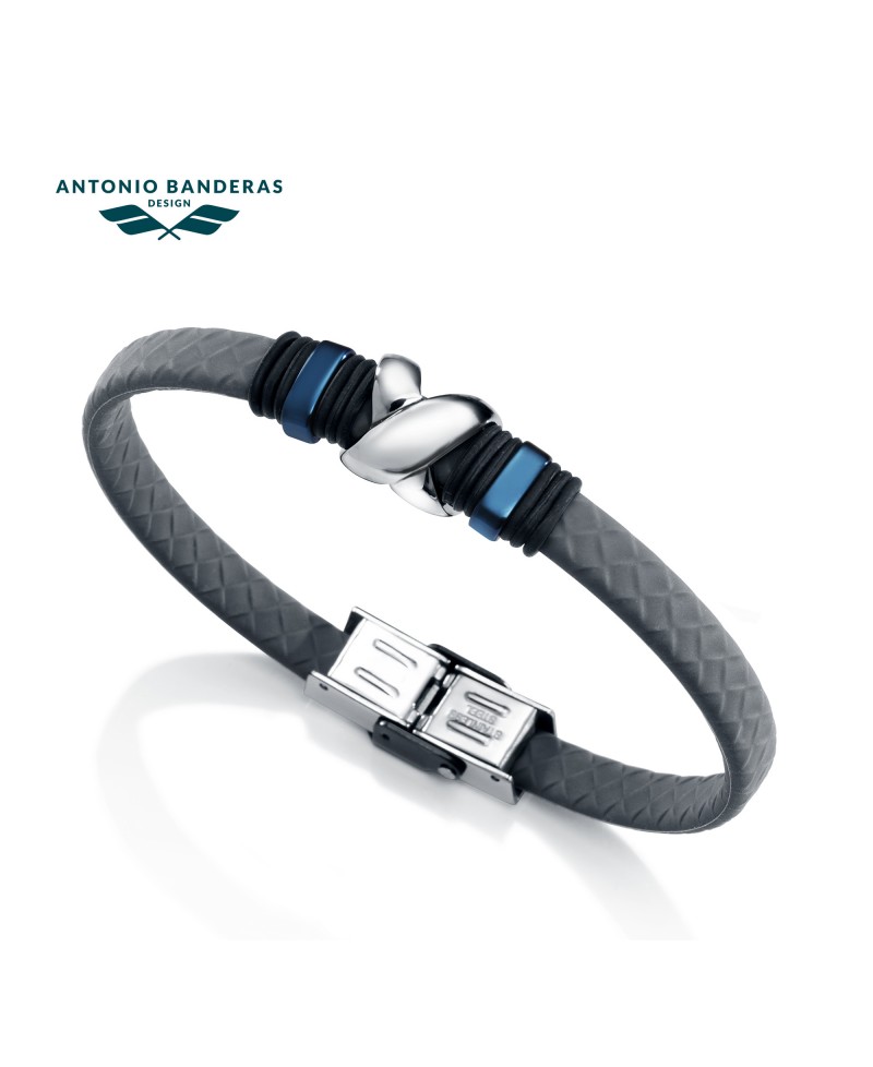 Pulsera hombre Viceroy silicona gris | Joyería Gimeno | Tu joyería de confianza en Valencia