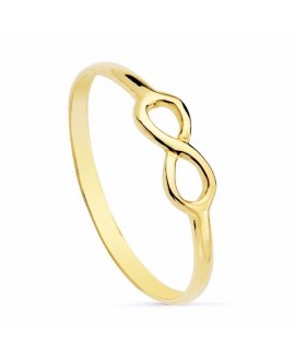 Anillo mujer infinito oro