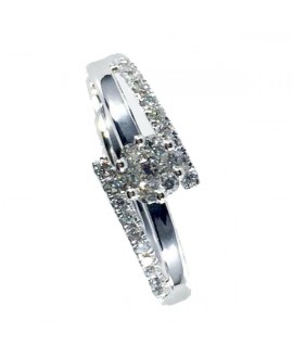 Anillo con brillantes 0.26 ct