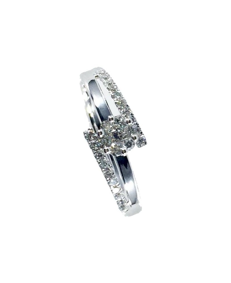 Anillo con brillantes 0.26 ct | Joyería Gimeno | Tu joyería de confianza en Valencia
