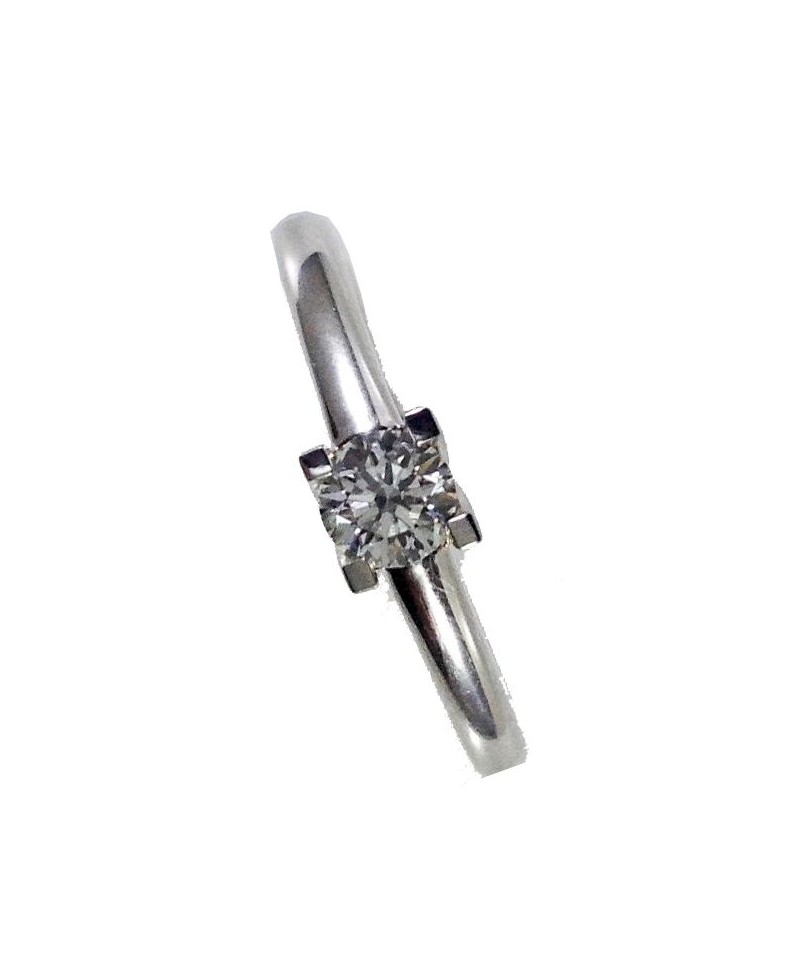 Anillo solitario con brillande de 0.30 | Joyería Gimeno | Tu joyería de confianza en Valencia