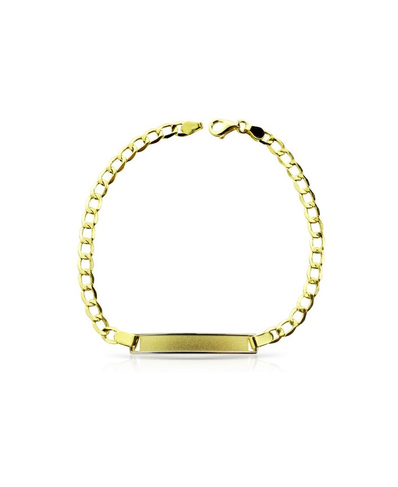 Pulsera esclava hombre oro | Joyería Gimeno | Tu joyería de confianza en Valencia