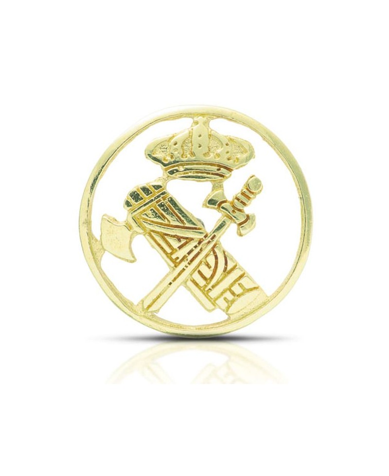 Insignia Guardia Civil pin oro | Joyería Gimeno | Tu joyería de confianza en Valencia