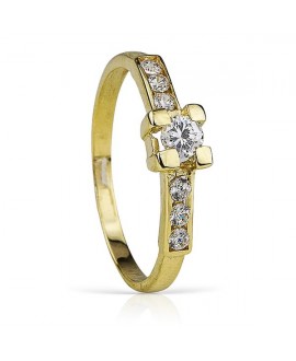 Anillo mujer oro amarillo...