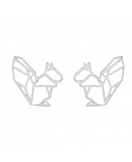 Pendiente de ardilla origami