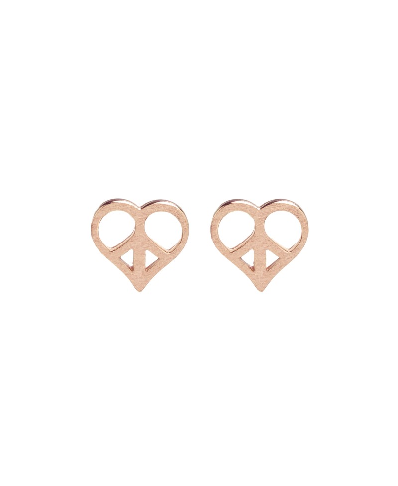Pendiente MUA MUA corazon rose | Joyería Gimeno | Tu joyería de confianza en Valencia
