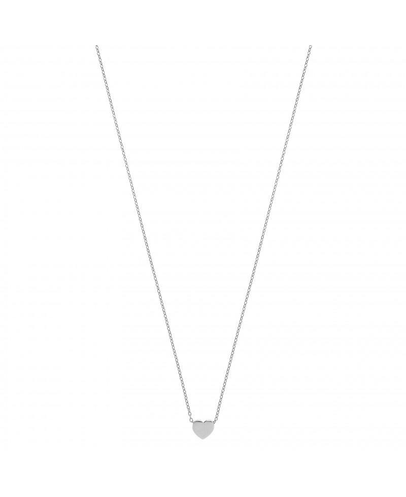Collar MUA MUA corazon pequeño plata | Joyería Gimeno | Tu joyería de confianza en Valencia