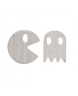Pendiente MUA MUA pacman plata