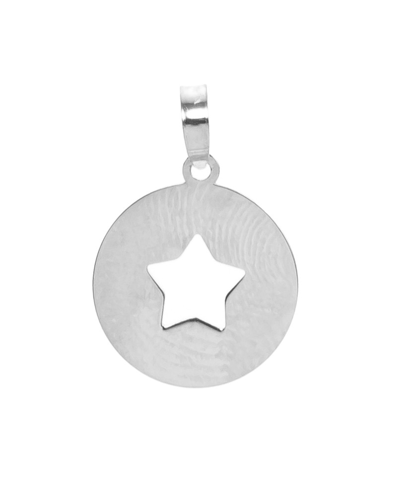 Colgante MUA MUA estella calada, plata | Joyería Gimeno | Tu joyería de confianza en Valencia