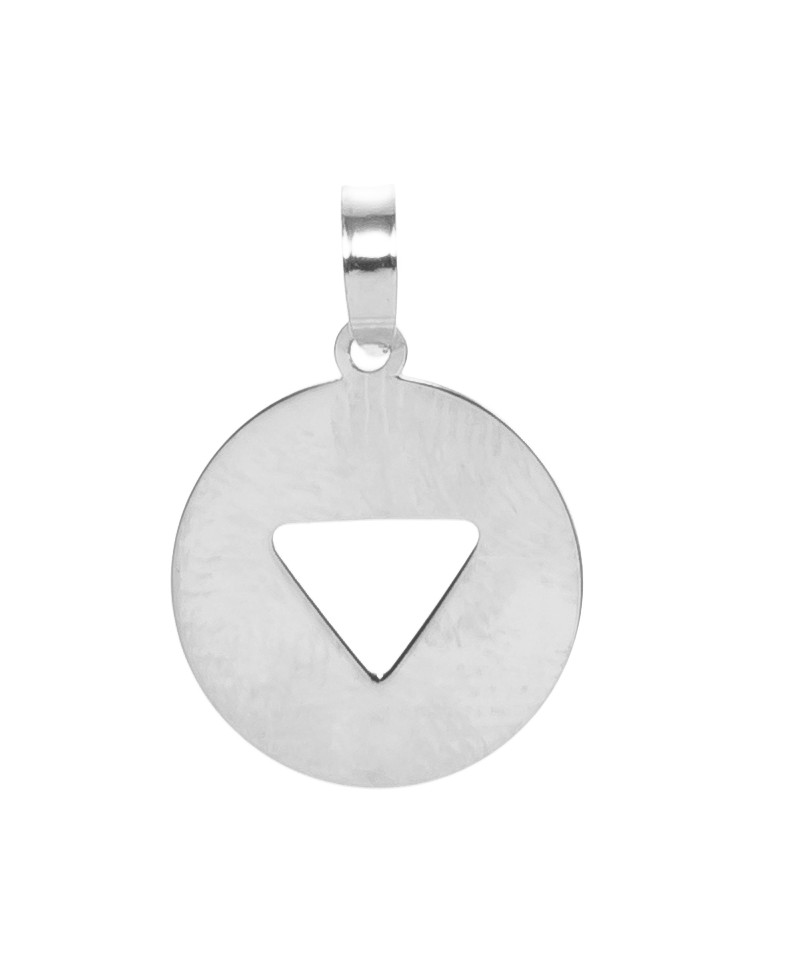 Colgante MUA MUA triangulo calado,plata | Joyería Gimeno | Tu joyería de confianza en Valencia
