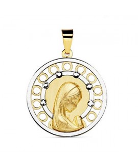 Medalla comunión virgen 18mm