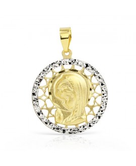Medalla comunion virgen 18mm