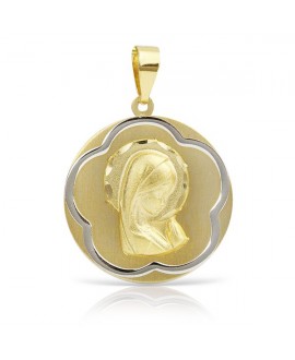 Medalla comunion virgen 18mm