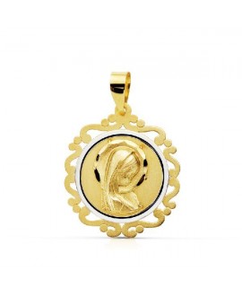 Medalla comunion virgen 17mm