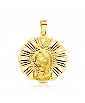 Medalla comunión virgen 20 mm