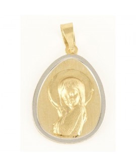 Medalla comunión virgen...