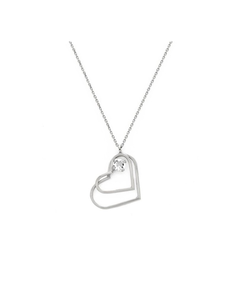 Collar Victoria cruz heart | Joyería Gimeno | Tu joyería de confianza en Valencia