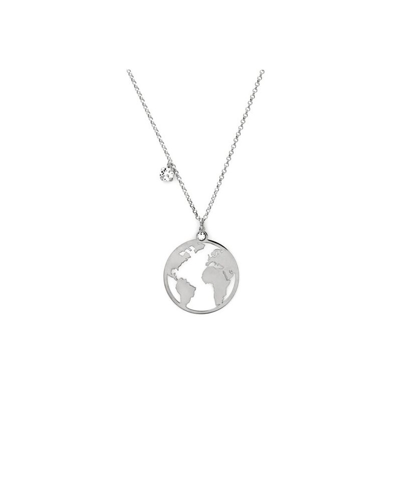 Collar Victoria cruz mundo | Joyería Gimeno | Tu joyería de confianza en Valencia