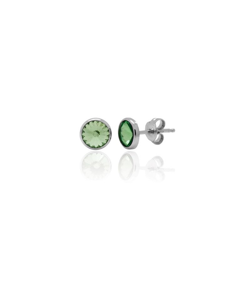 Pendiente Victoria cruz basic peridot | Joyería Gimeno | Tu joyería de confianza en Valencia