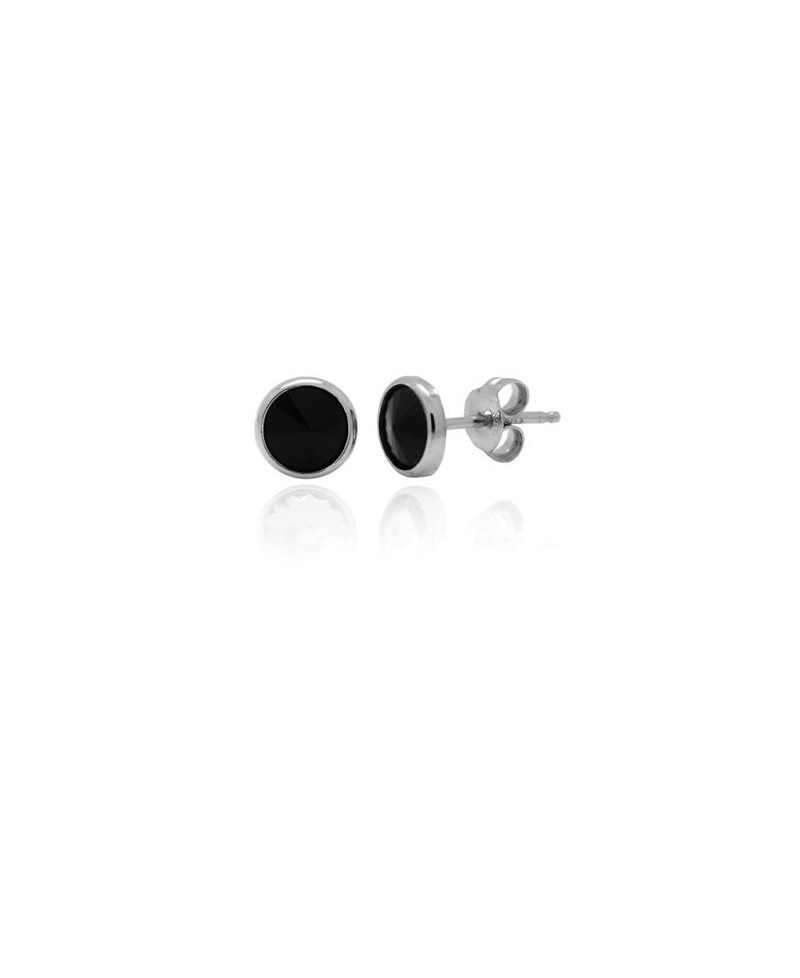 Pendiente Victoria cruz basic jet | Joyería Gimeno | Tu joyería de confianza en Valencia