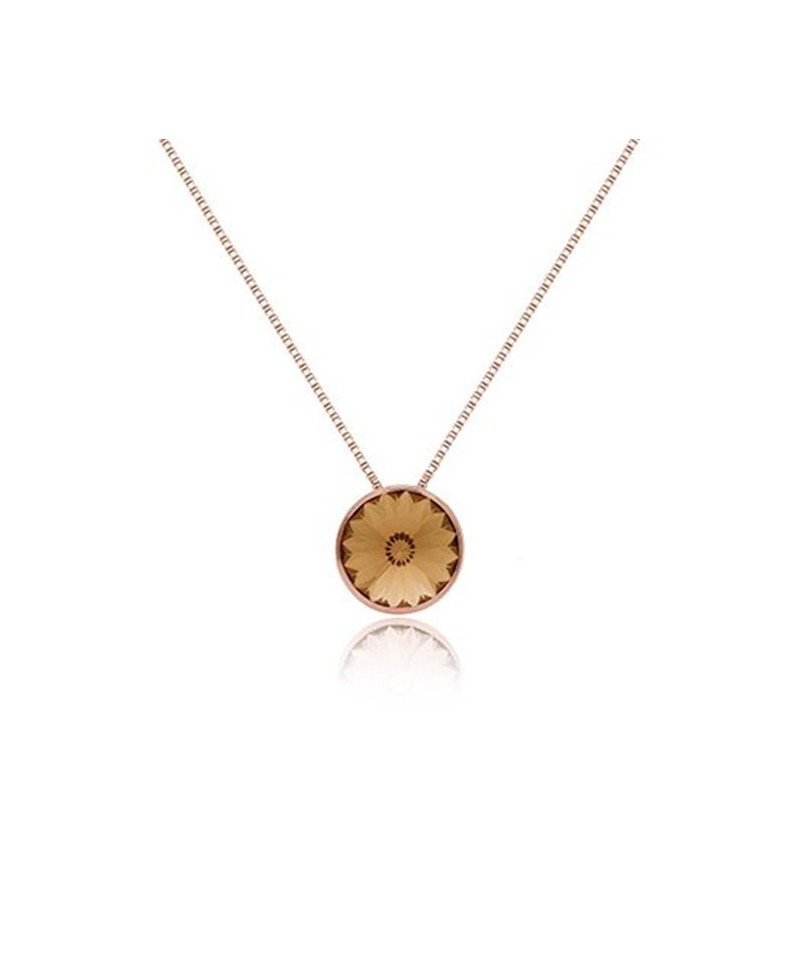 Colgante Victoria cruz basic Light Topaz | Joyería Gimeno | Tu joyería de confianza en Valencia