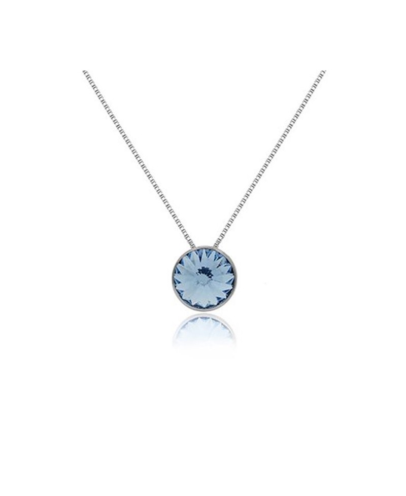 Colgante Victoria cruz basic Light  Saphire | Joyería Gimeno | Tu joyería de confianza en Valencia
