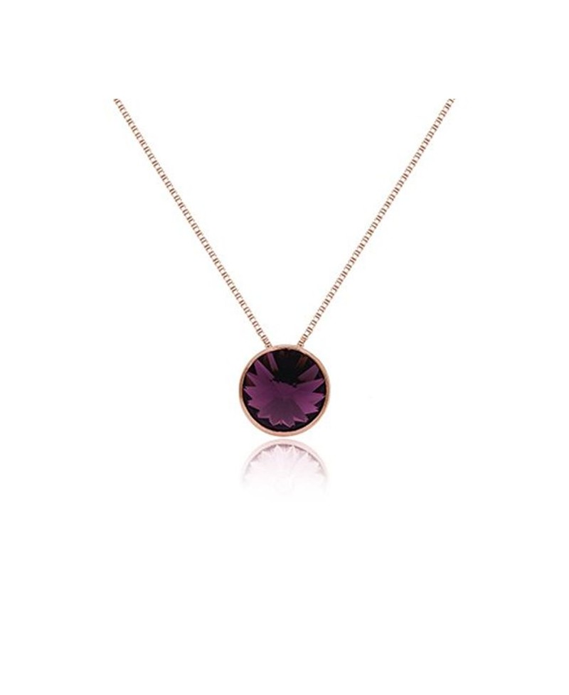 Colgante Victoria cruz basic Amatista | Joyería Gimeno | Tu joyería de confianza en Valencia