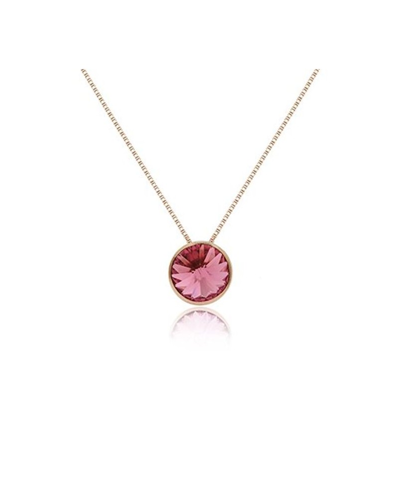 Colgante Victoria cruz basic  Light Rosa | Joyería Gimeno | Tu joyería de confianza en Valencia
